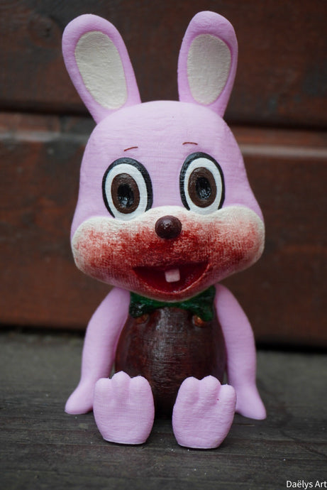 Silent Hill, Robbie Silent Hill, figurine de Robbie Silent Hill, Figurine Silent Hill, Robbie the Rabbit, Daëlys Art