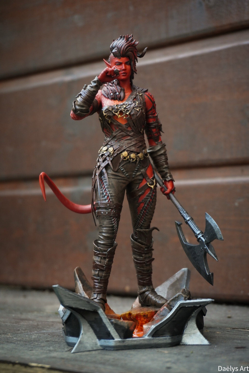 Figurine with or without paint - Karlach - Baldur's Gate