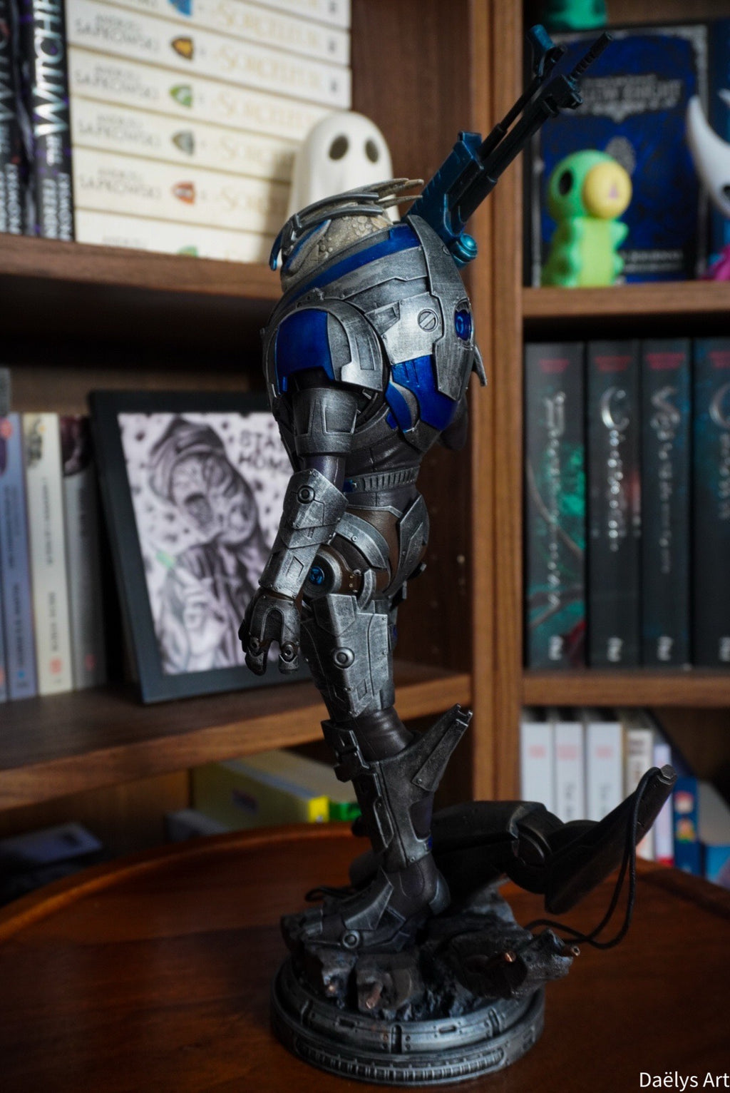 Figurine Garrus, figurine Mass Effect, figurine a peindre, figurine de collection, John Sheppard