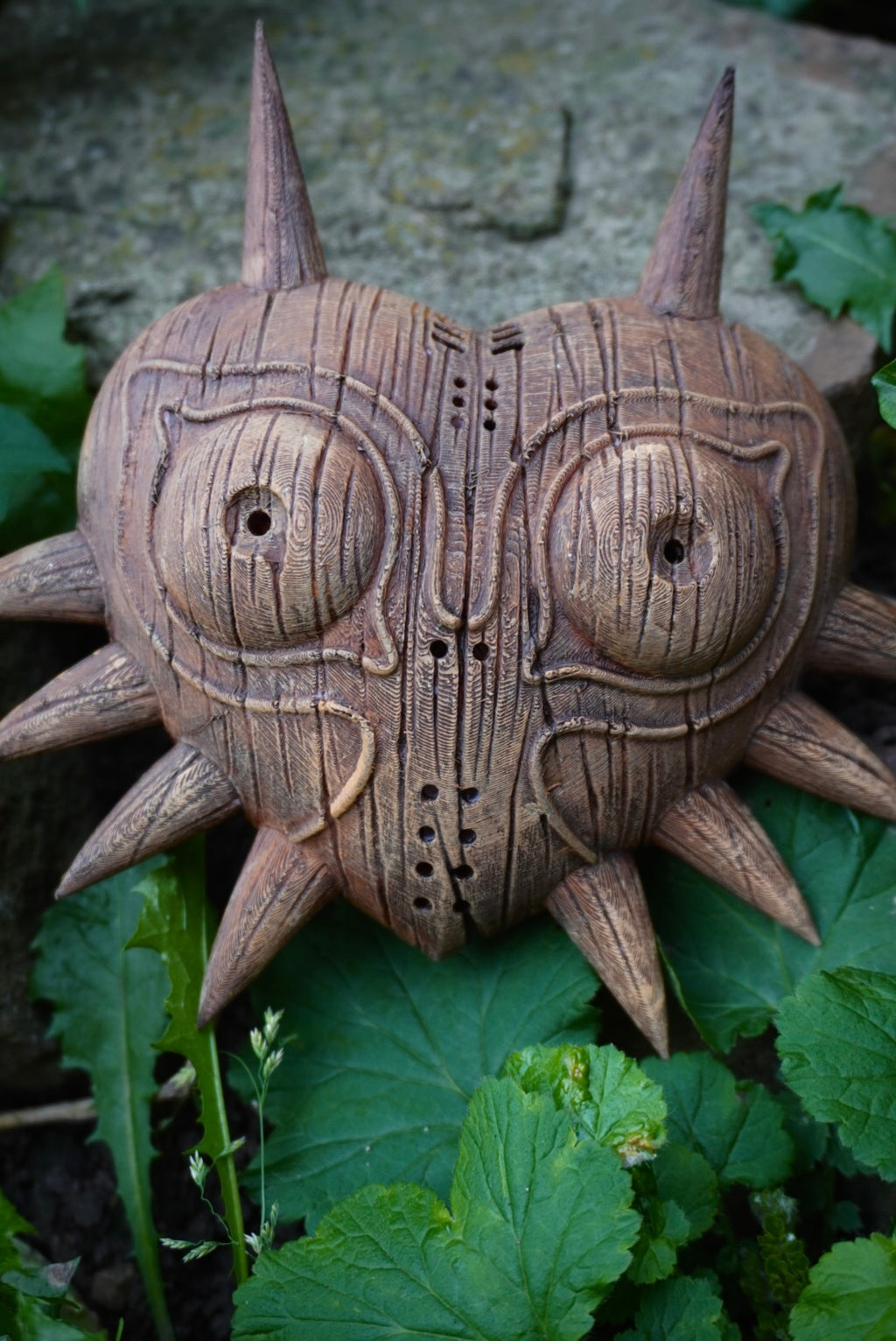 Masque maudit effet bois