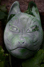 Kitsune, masque de kitsune, masque de renard, masque japonais, japonais traditionnel, tatouages, Daëlys Art
