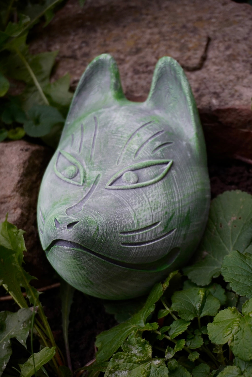 Kitsune, masque de kitsune, masque de renard, masque japonais, japonais traditionnel, tatouages, Daëlys Art