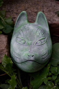 Kitsune, masque de kitsune, masque de renard, masque japonais, japonais traditionnel, tatouages, Daëlys Art