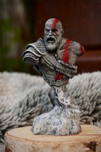 Charger l&#39;image dans la galerie, Gof of war, buste god of war, buste kratos, figurine kratos, nordique, viking, mythologie, Daëlys Art
