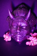 Oni, Geisha, masque japonais, cyberpunk, masque cyberpunk, masque traditionnel japonais, Daëlys Art