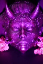 Oni, Geisha, masque japonais, cyberpunk, masque cyberpunk, masque traditionnel japonais, Daëlys Art