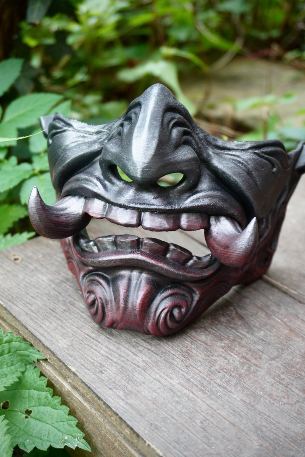 Masque mempo, masque japonais, japon, japonais, masque traditionnel, ghost of tsushima