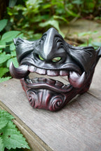 Masque mempo, masque japonais, japon, japonais, masque traditionnel, ghost of tsushima