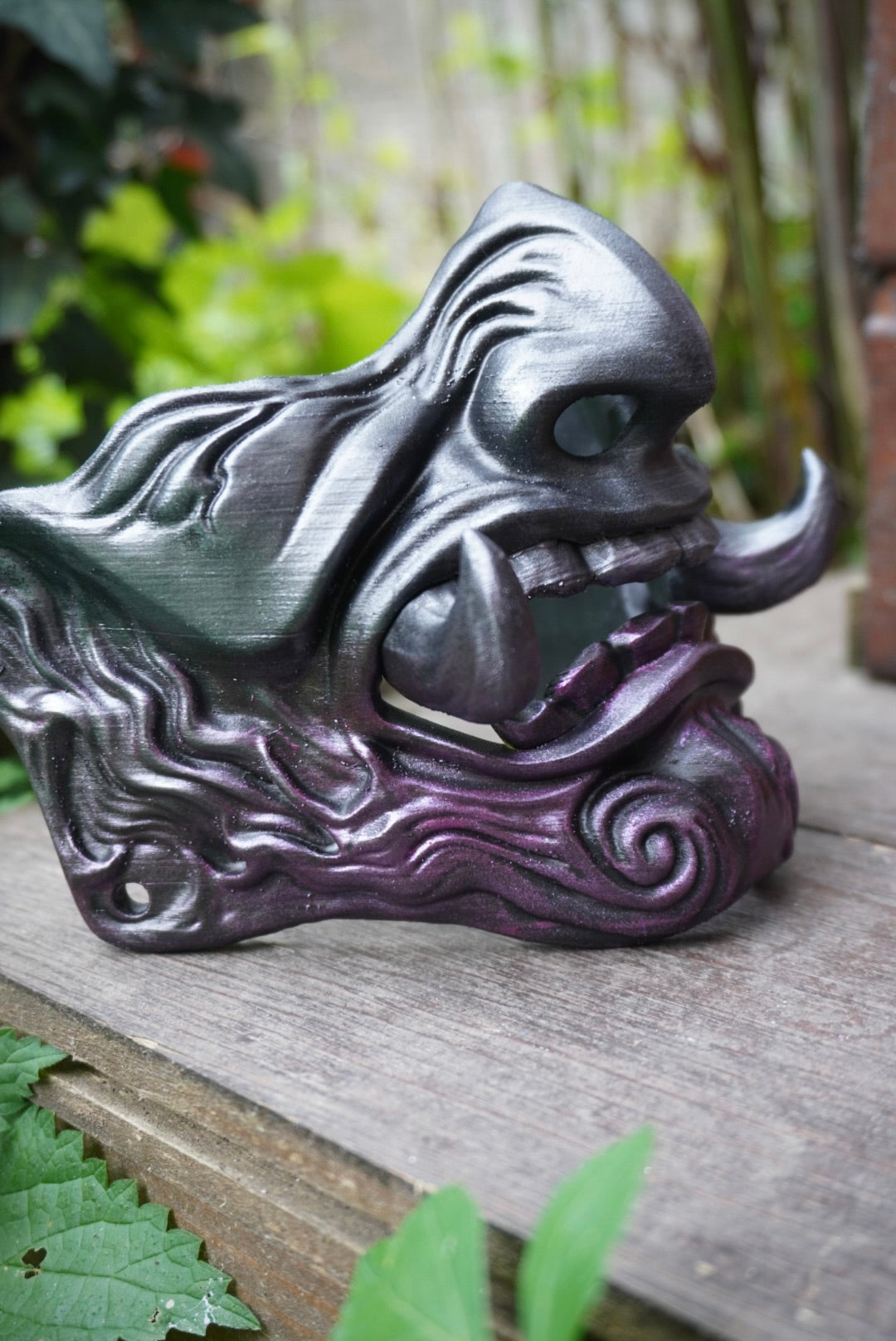Masque mempo, masque japonais, japon, japonais, masque traditionnel, ghost of tsushima