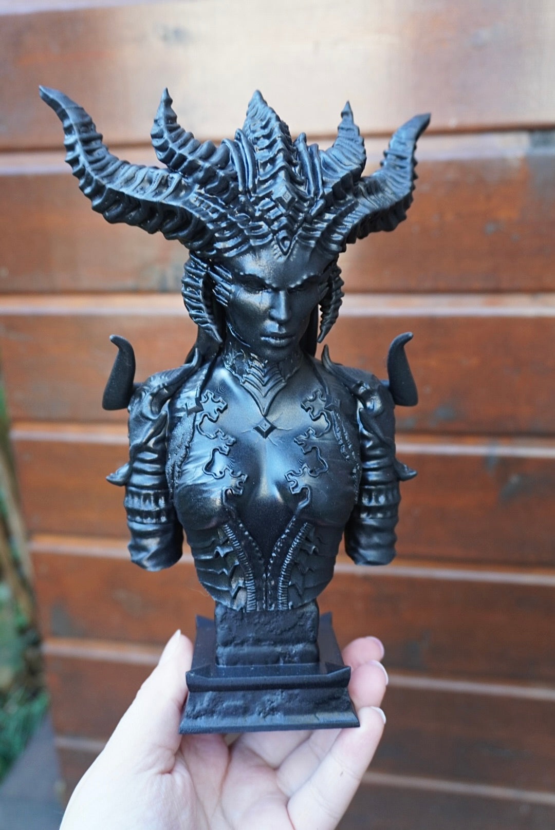 Buste Lilith, Diablo, figurine diablo, figurine Lilith, Kit résine à peindre, buste à peindre, Daëlys Art