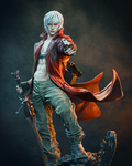 figurine dante devil may cry, figurine devil may cry, figurine a peindre