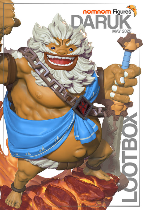 figurine daruk, zelda, zelda botw, zelda totk, figurine zelda, figurine a peindre