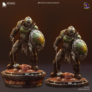 figurine doom slayer doom dark ages, figurine doom, doom guy, figurine a peindre