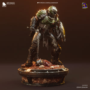 figurine doom slayer doom dark ages, figurine doom, doom guy, figurine a peindre