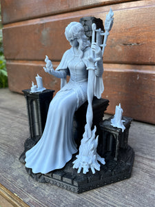 Fire keeper, gardienne du feu, dark souls 3, figurine dark souls, figurine résine à peindre, kit résine, figurine à peindre, Daëlys Art