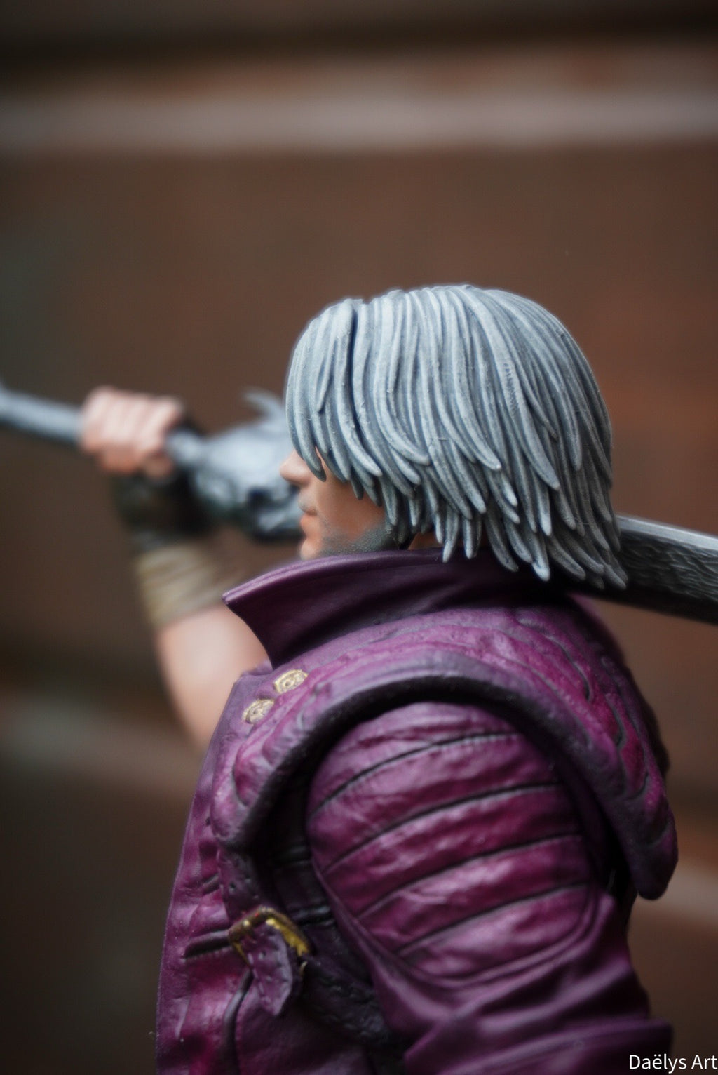 Figurine Dante, dante devil may cry, devil may cry, figurine a peindre