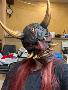Masque Oni rouge