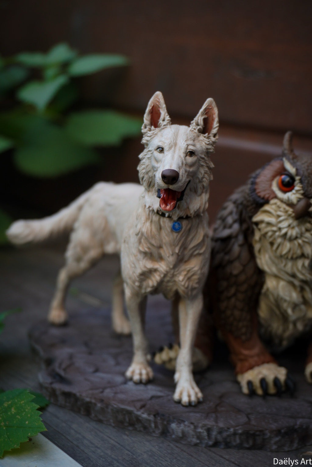 Figurine with or without paint - Scratchy and Owl Bear - Baldur's Gate 3