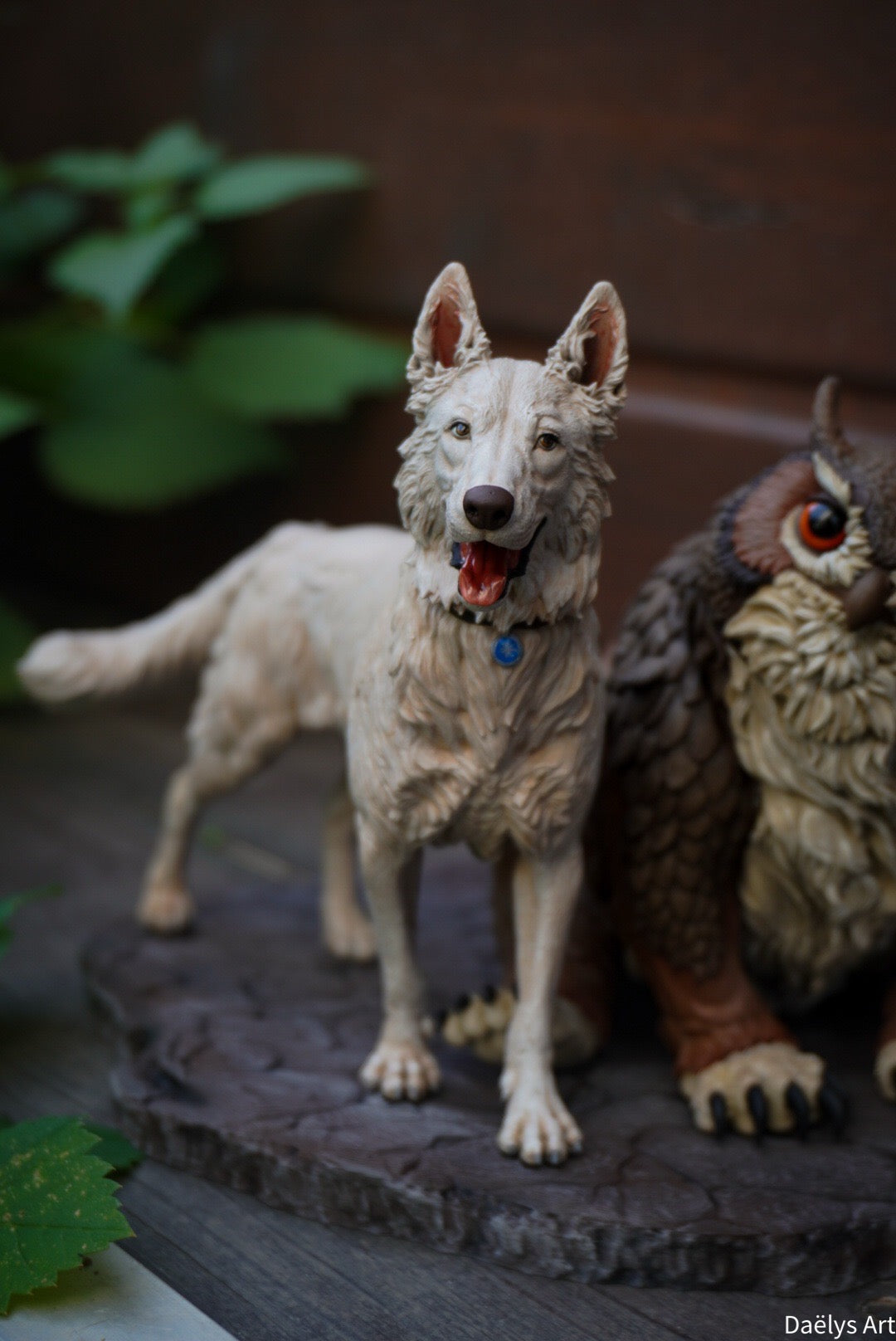 Figurine with or without paint - Scratchy and Owl Bear - Baldur's Gate 3