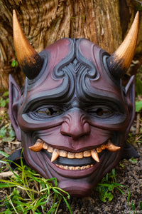 Wearable Oni Mask - Red