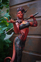figurine karlach, figurine baldur's gate, karlach, figurine astarion, figurine ombrecoeur, shadowheart, figurine lae'zel, donjons et dragons