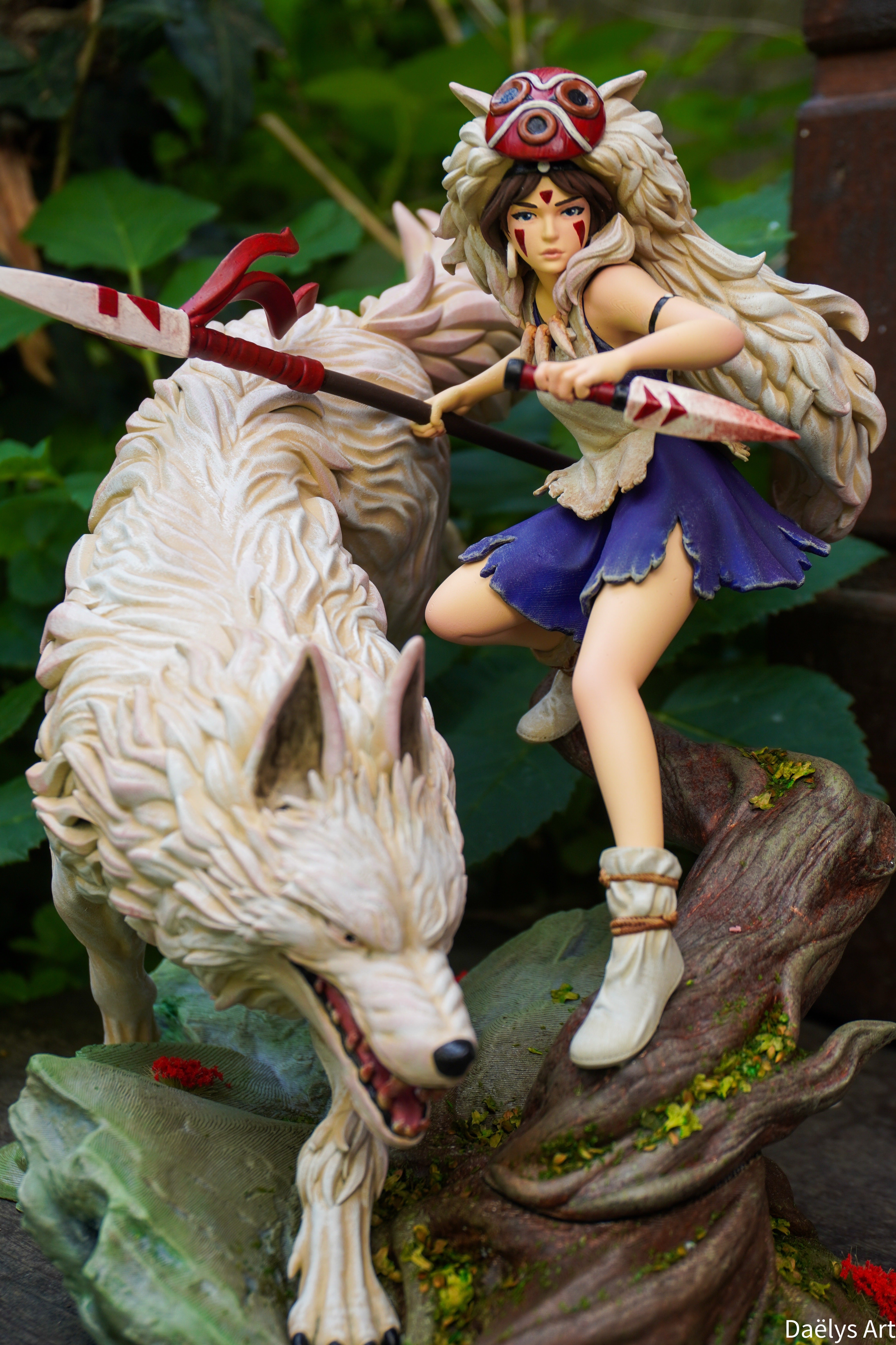 San Figurine - Princess Mononoke - With or without paint – Daëlys Art