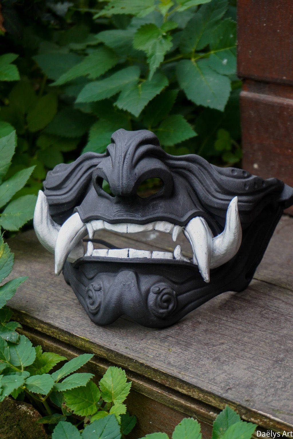 Masque mempo, masque Oni, masque mempo oni, masque samouraï, cosplay samouraï, cosplay Oni, masque démon japonais
