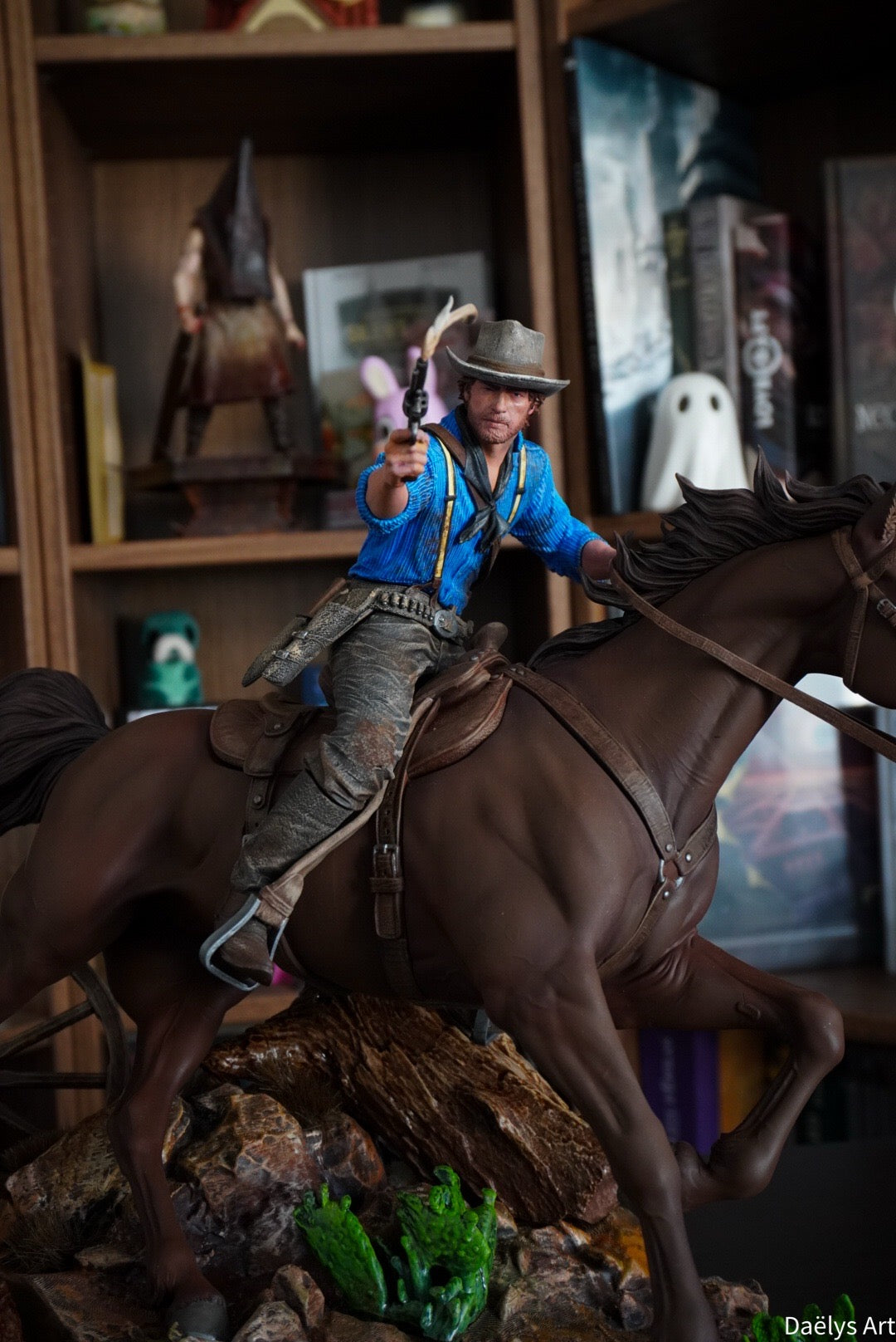 figurine Arthur Morgan, figurine red dead redemption 2, figurine a peindre, figurine de collection