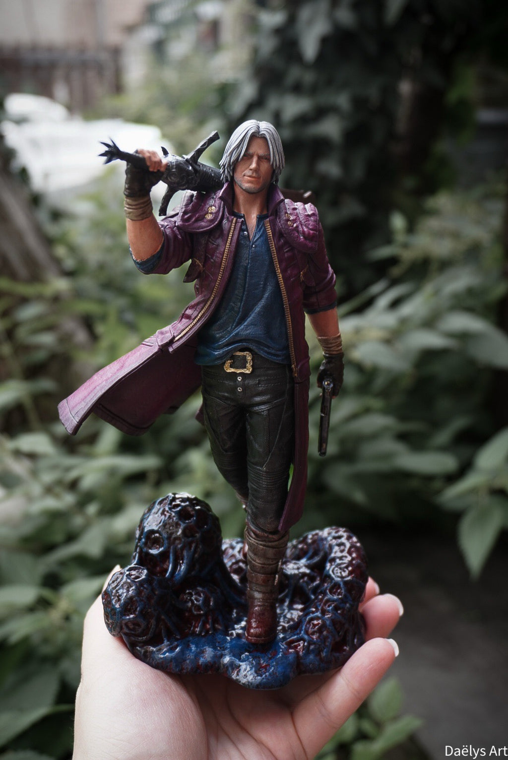 Figurine Dante, dante devil may cry, devil may cry, figurine a peindre