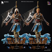 Charger l&#39;image dans la galerie, figurine Assassin&#39;s creed black flag  figurine edward kenway, figurine pirate, figurine a peindre

