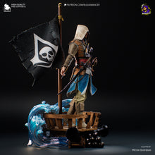 Charger l&#39;image dans la galerie, figurine Assassin&#39;s creed black flag  figurine edward kenway, figurine pirate, figurine a peindre
