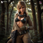 figurine Eva MGS, figurine metal gear solid eva, solid snake, big boss, figurine a peindre, hideo kojima
