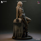figurine Eva MGS, figurine metal gear solid eva, solid snake, big boss, figurine a peindre, hideo kojima