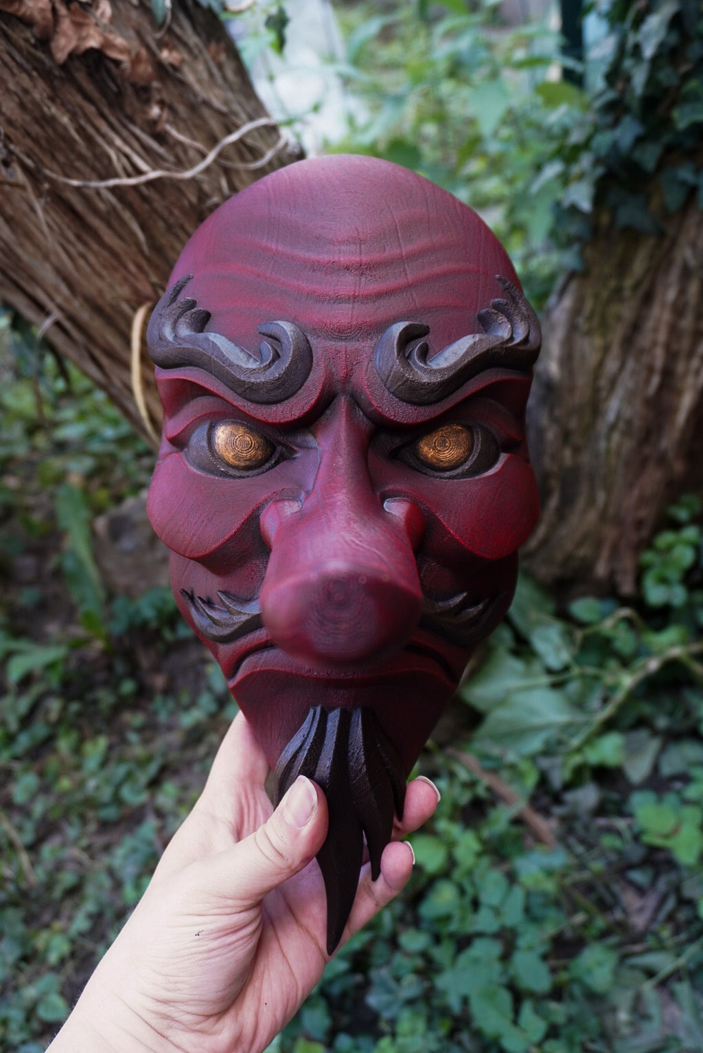 Masque tengu - version décorative