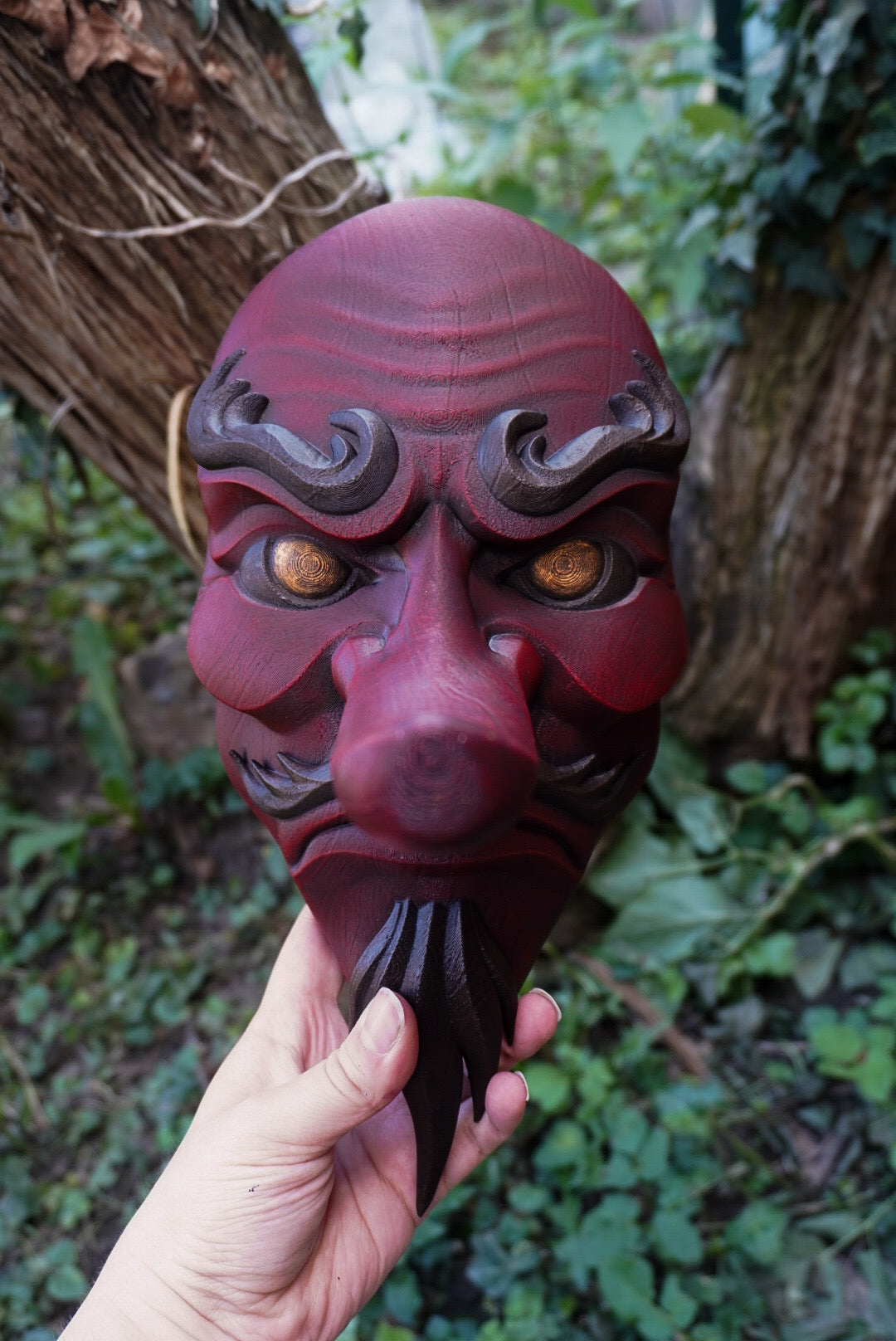 Masque tengu - version décorative