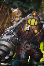 bioshock, big daddy little sister, figurine bioshock