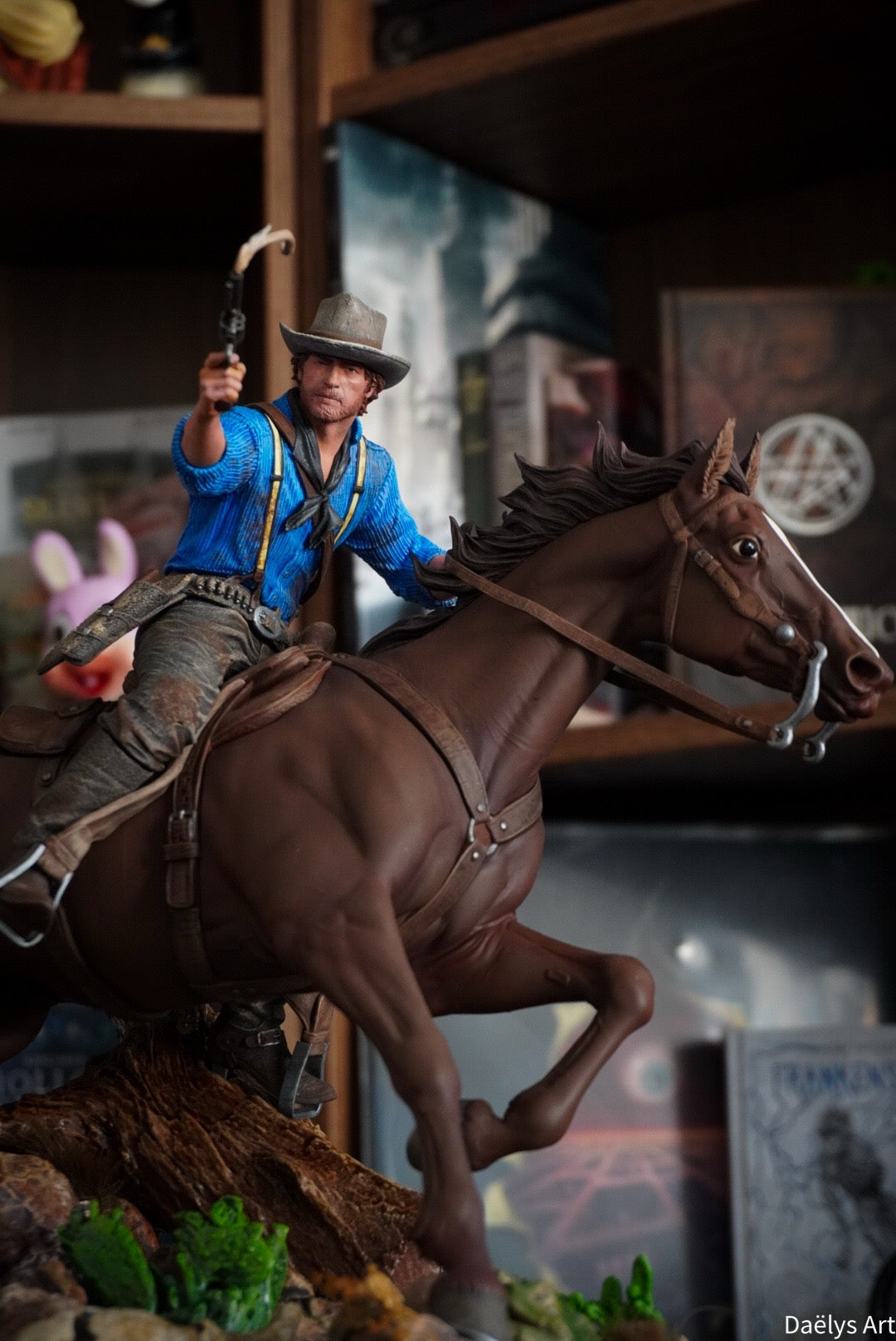 figurine Arthur Morgan, figurine red dead redemption 2, figurine a peindre, figurine de collection