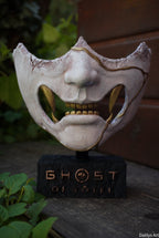 masque ghost of Yoteï, masque Atsu ghost of yotei, ghost of tsushima, masque mempo