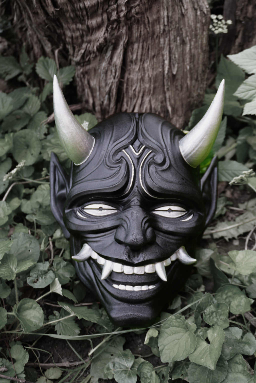 Decorative Oni Mask - Bronze