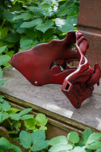 Masque mempo, masque Oni, masque mempo oni, masque samouraï, cosplay samouraï, cosplay Oni, masque démon japonais