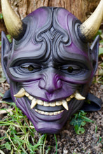 Load image into Gallery viewer, Wearable Oni Mask - Purple
