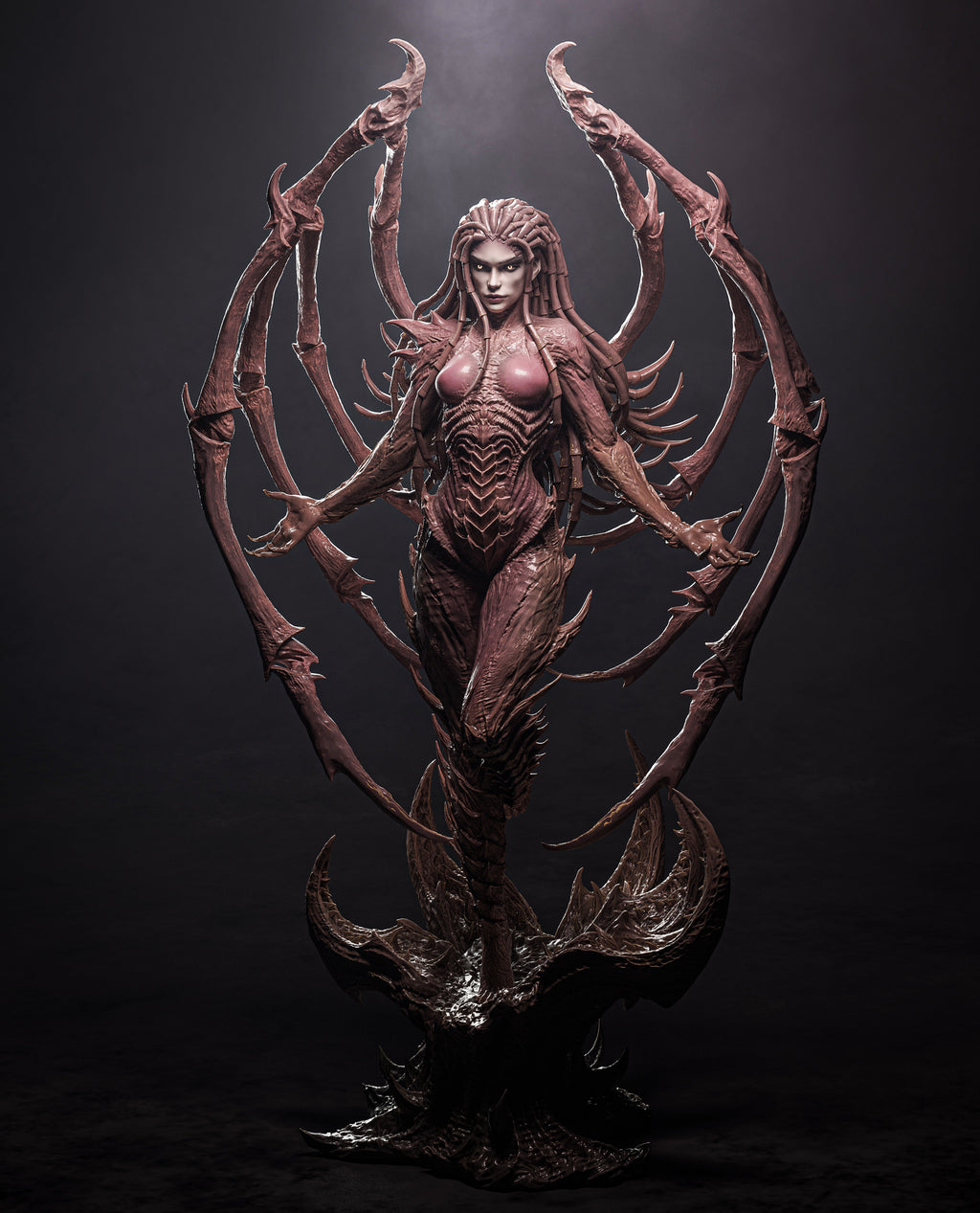 figurine Kerrigan, figurine a peindre, figurine starcraft
