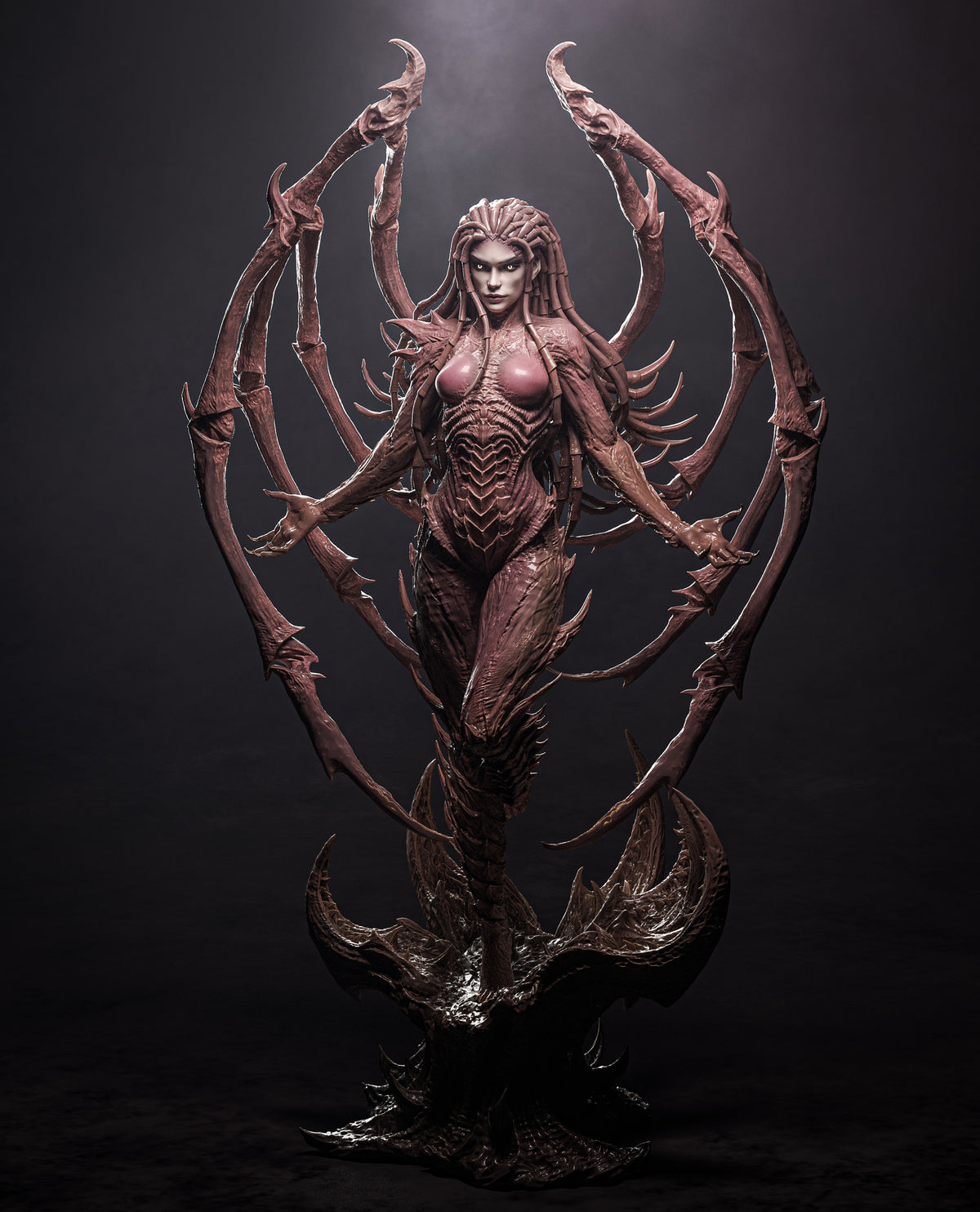 figurine Kerrigan, figurine a peindre, figurine starcraft