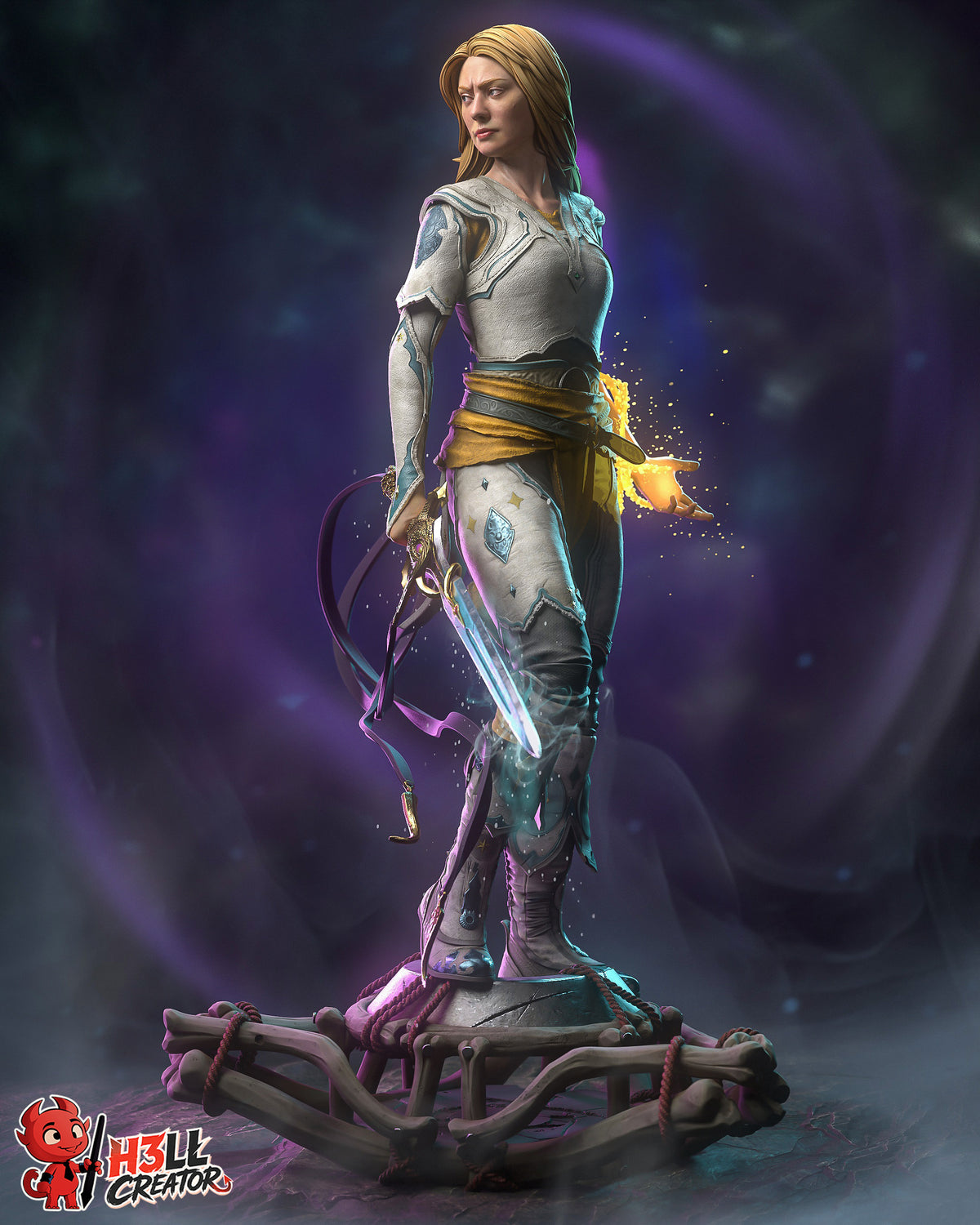 figurine faye god of war, figurine god of war, figurine a peindre