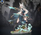 Feixiao figurine honkai star rail, figurine feixiao, figurine a peindre