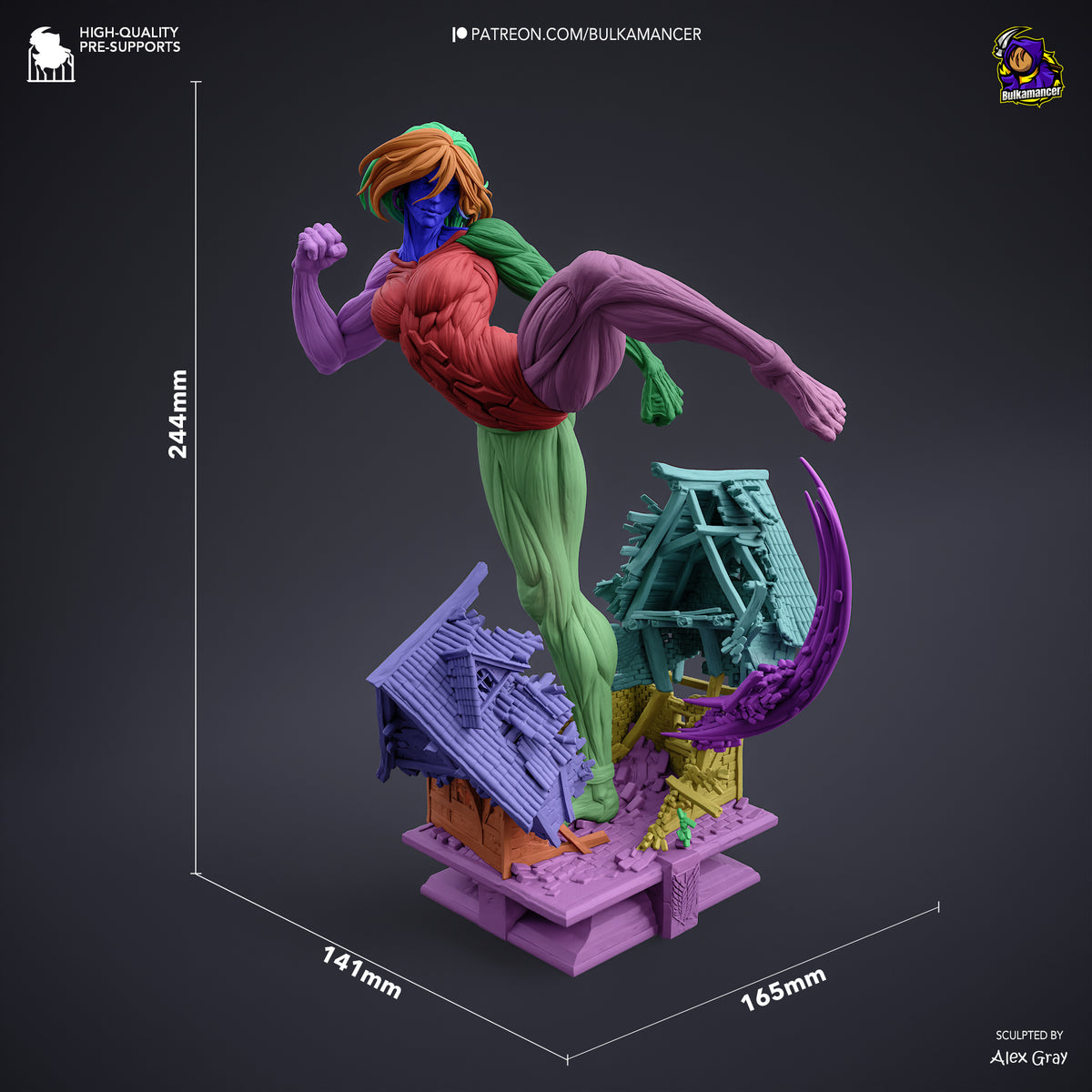 Figurine a peindre - Titan Femelle