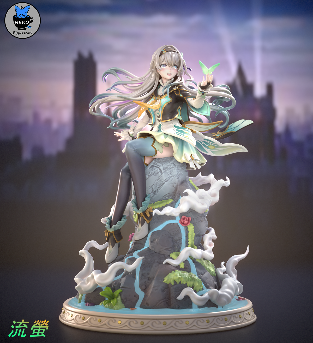 figurine firefly honkai star rail, figurine a peindre, honkai star rail
