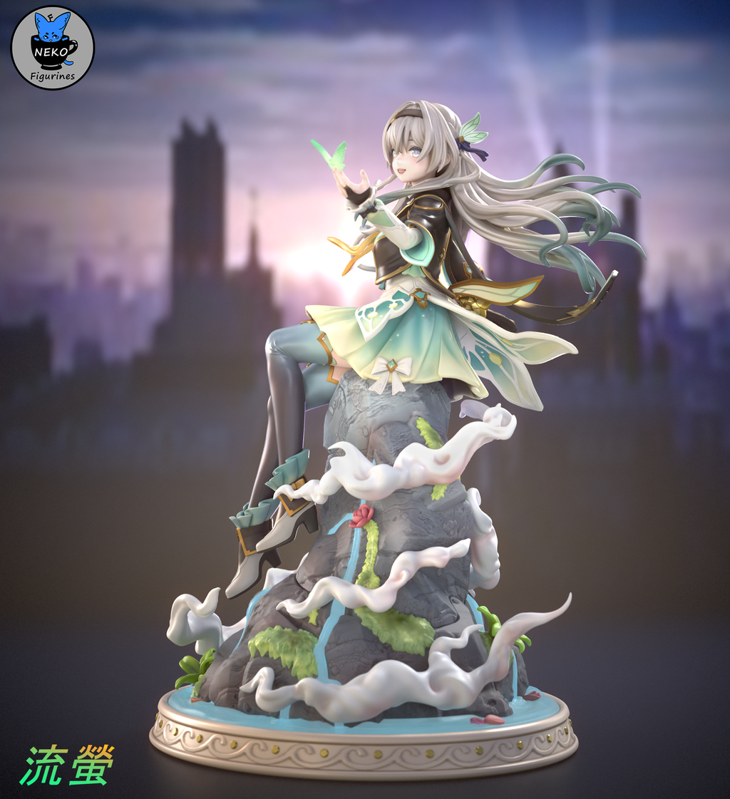 figurine firefly honkai star rail, figurine a peindre, honkai star rail