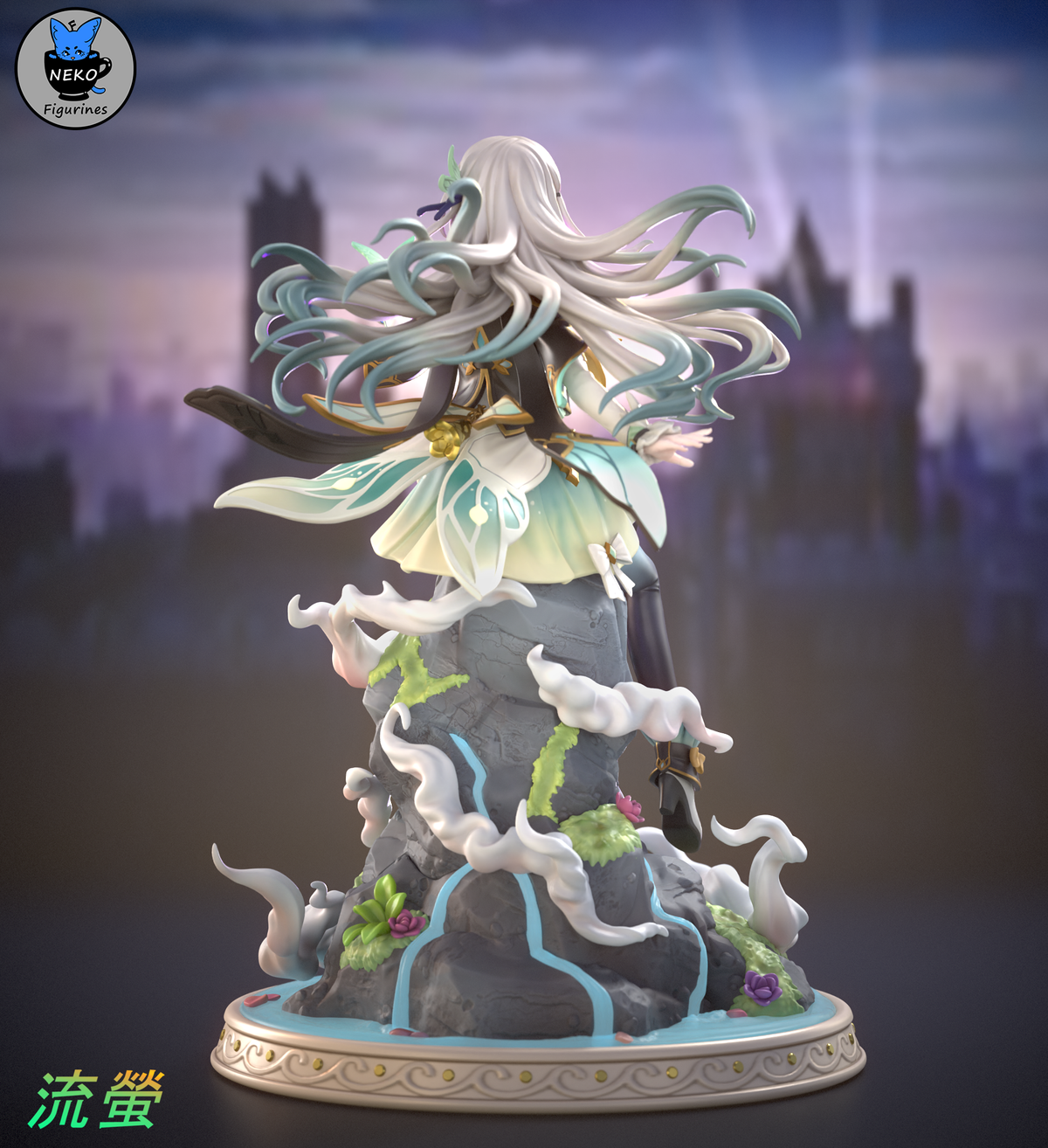 figurine firefly honkai star rail, figurine a peindre, honkai star rail