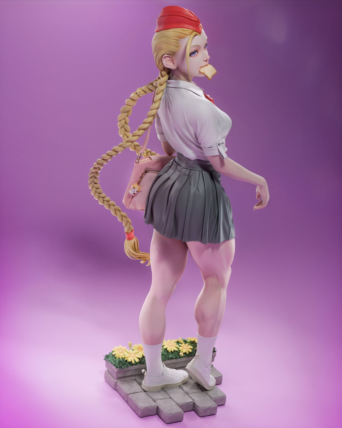 figurine cammy, street fighter, cammy street fighter, figurine a peindre